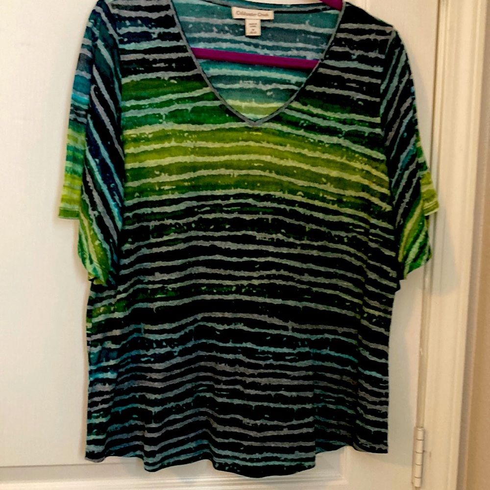A cool and airy greenish top